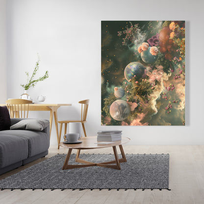Bloom space - 32"x32" Canvas