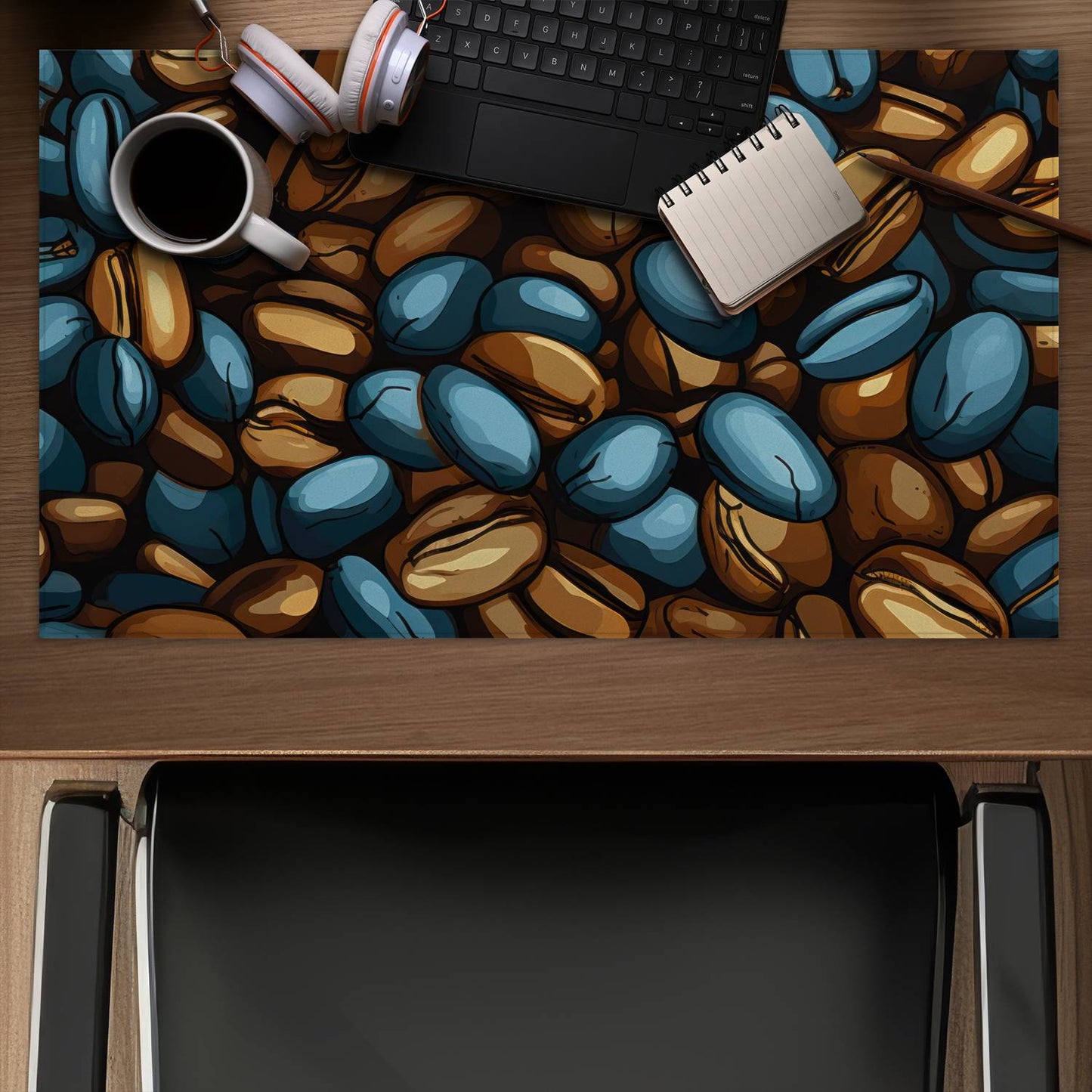 Contrasting taste - Desk mat - Print on demand