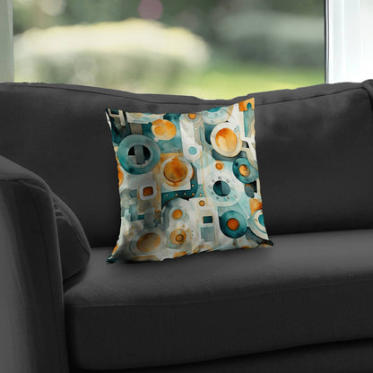 Decomposed porthole - Throw Pillow