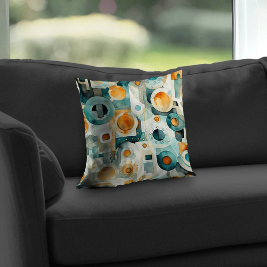 Decomposed porthole - Throw Pillow
