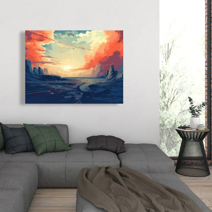 Finally light - 32"x32" Canvas