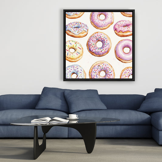 Sugar delights - 36"x36" Framed canvas