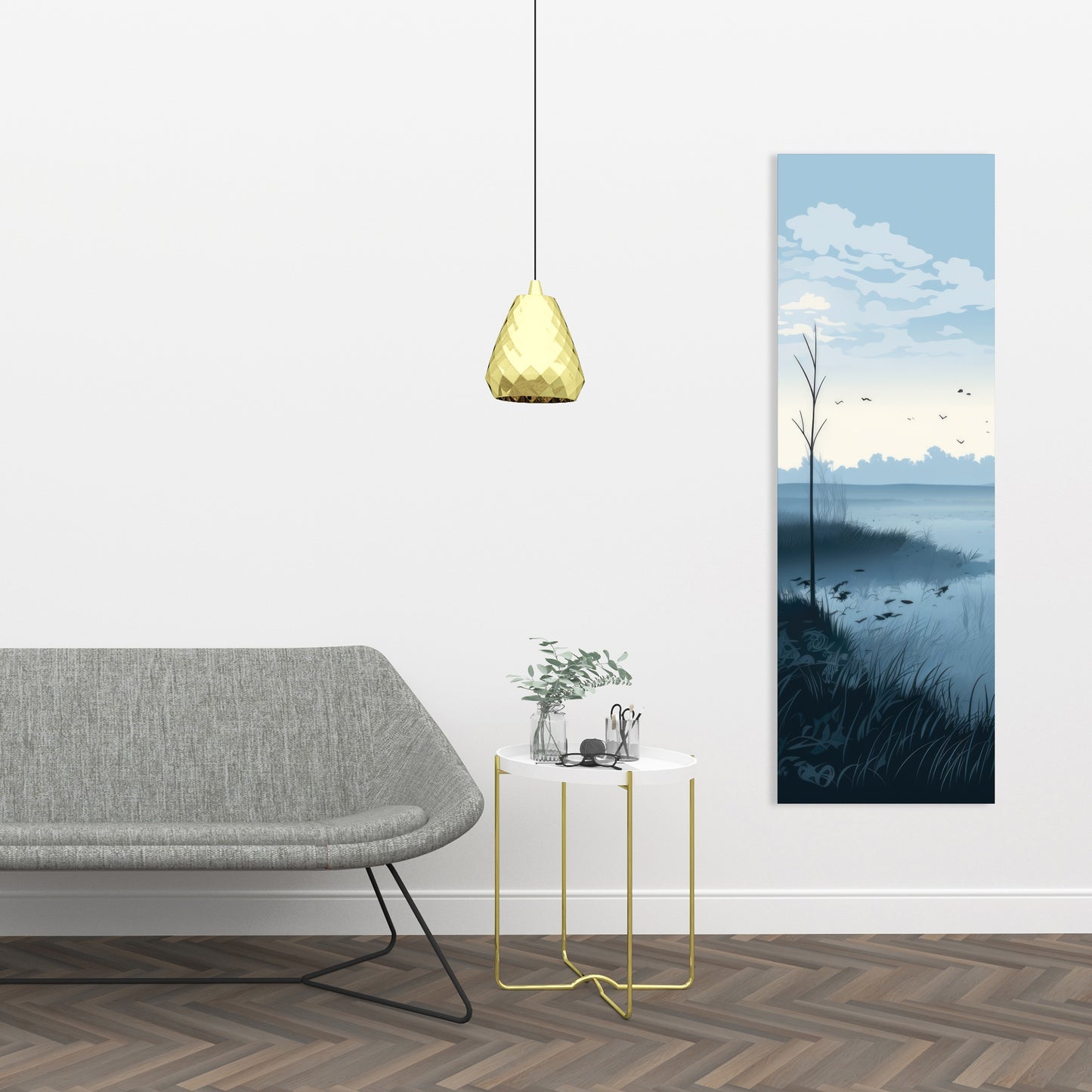 Evening marsh - 32"x32" Canvas