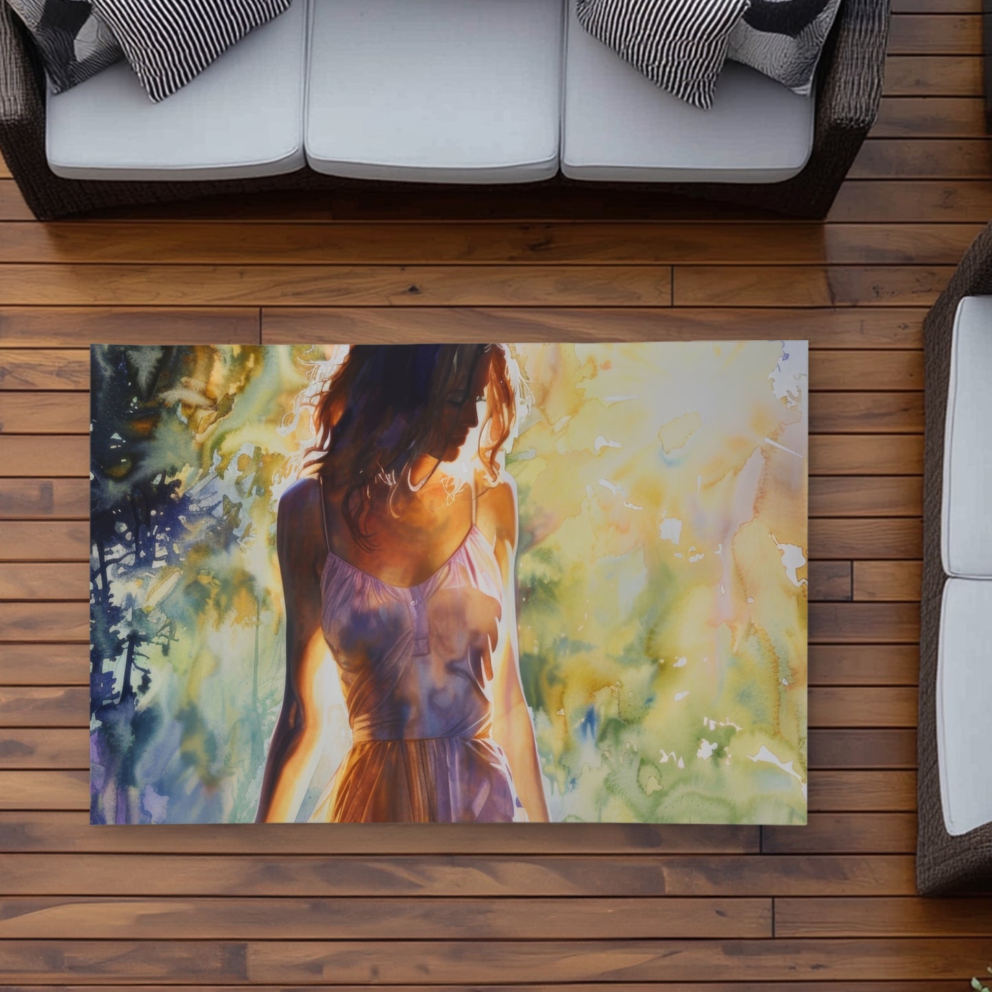 Tapis d'extérieur « Hors de l'eau » | Décoration d'intérieur élégante