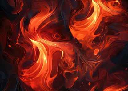 Paillasson intérieur/extérieur Fires of Heck - Un délice pour la décoration intérieure