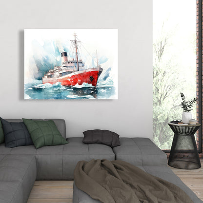 Icebreaker - 32"x32" Canvas