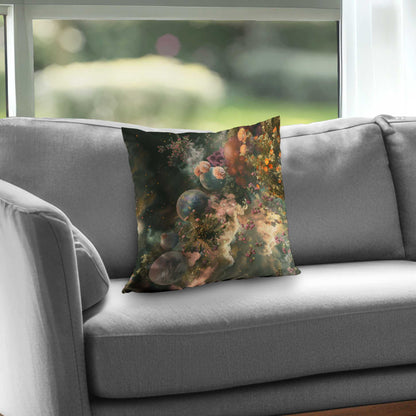 Coussin décoratif Bloom Space en sergé de polyester | Décoration d'intérieur élégante