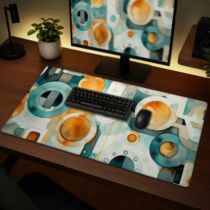 Decomposed Porthole Desk Mat | Stylish Home Decor Accessory