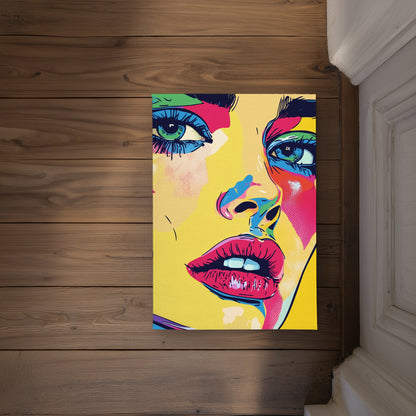 Glaze Yellow Indoor Outdoor Door Mat | Home Decor Accent