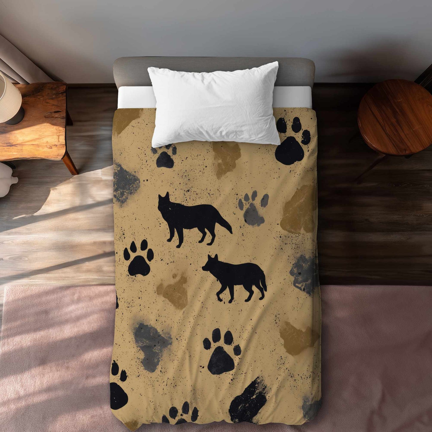 Housse de couette Wild Tracks Echo | Linge de lit élégant pour la maison