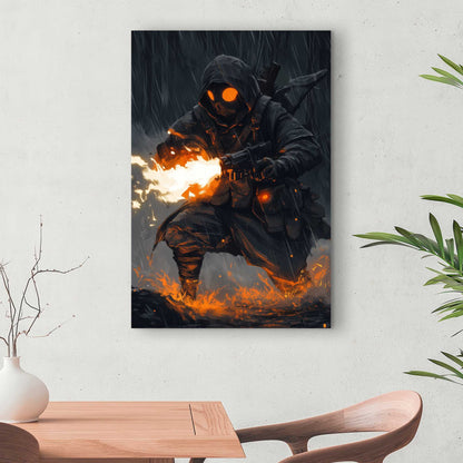 Scorch White Canvas - Stylish Home Decor for Any Space