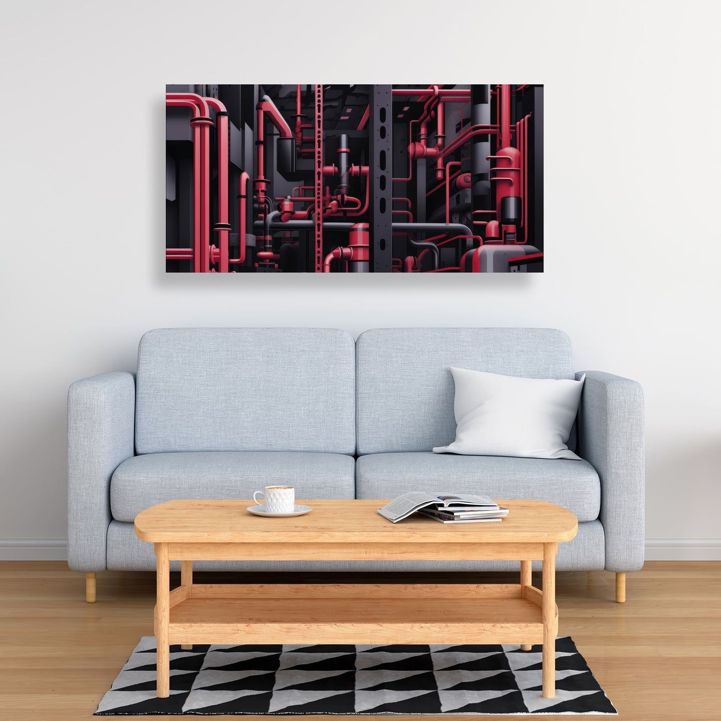 Machinery - 32"x32" Canvas
