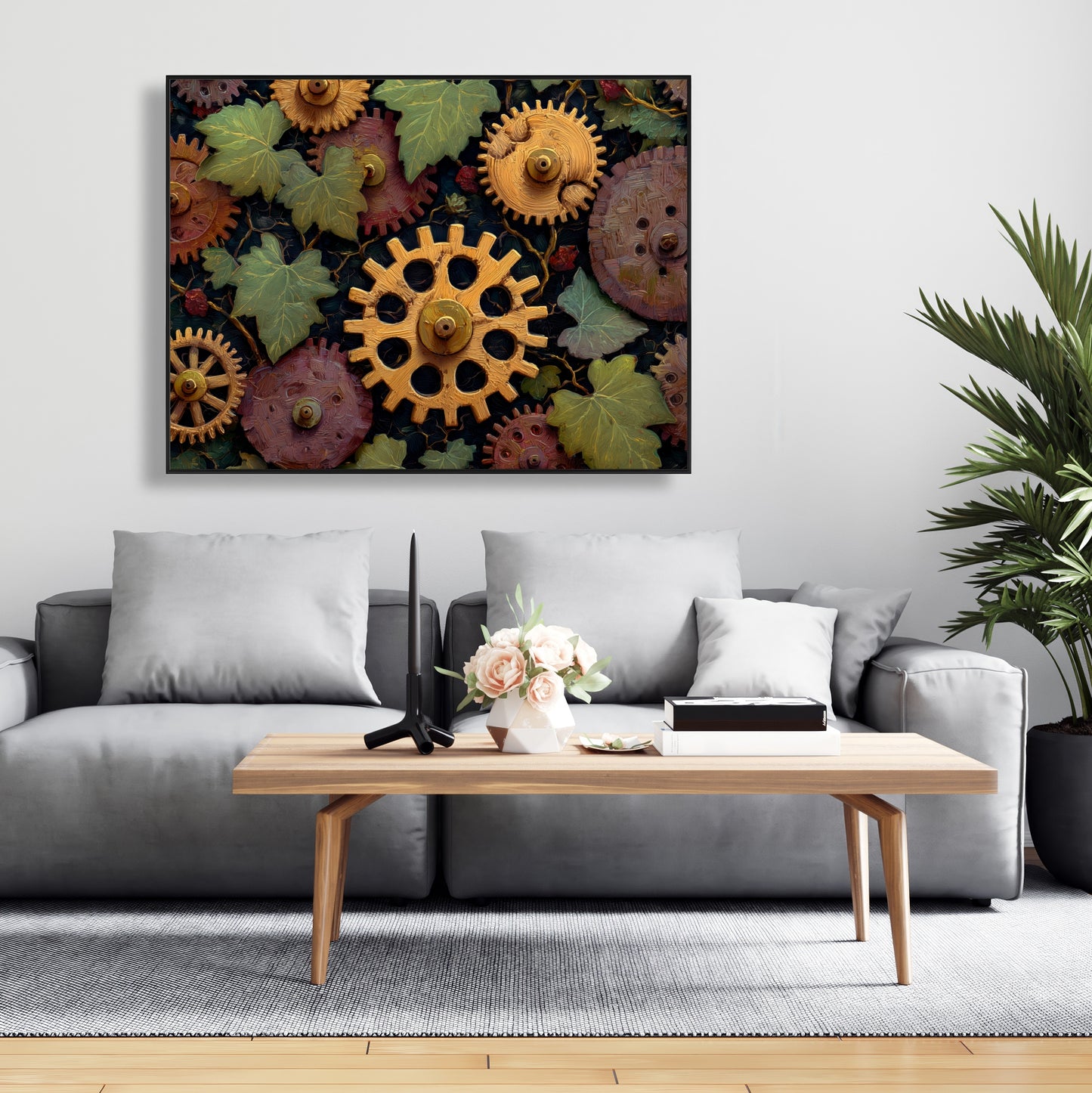 Nature punk - 24"x24" Framed canvas