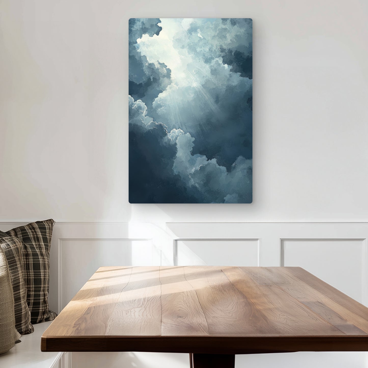Afterglow - Blue Metal Print for Stunning Home Decor