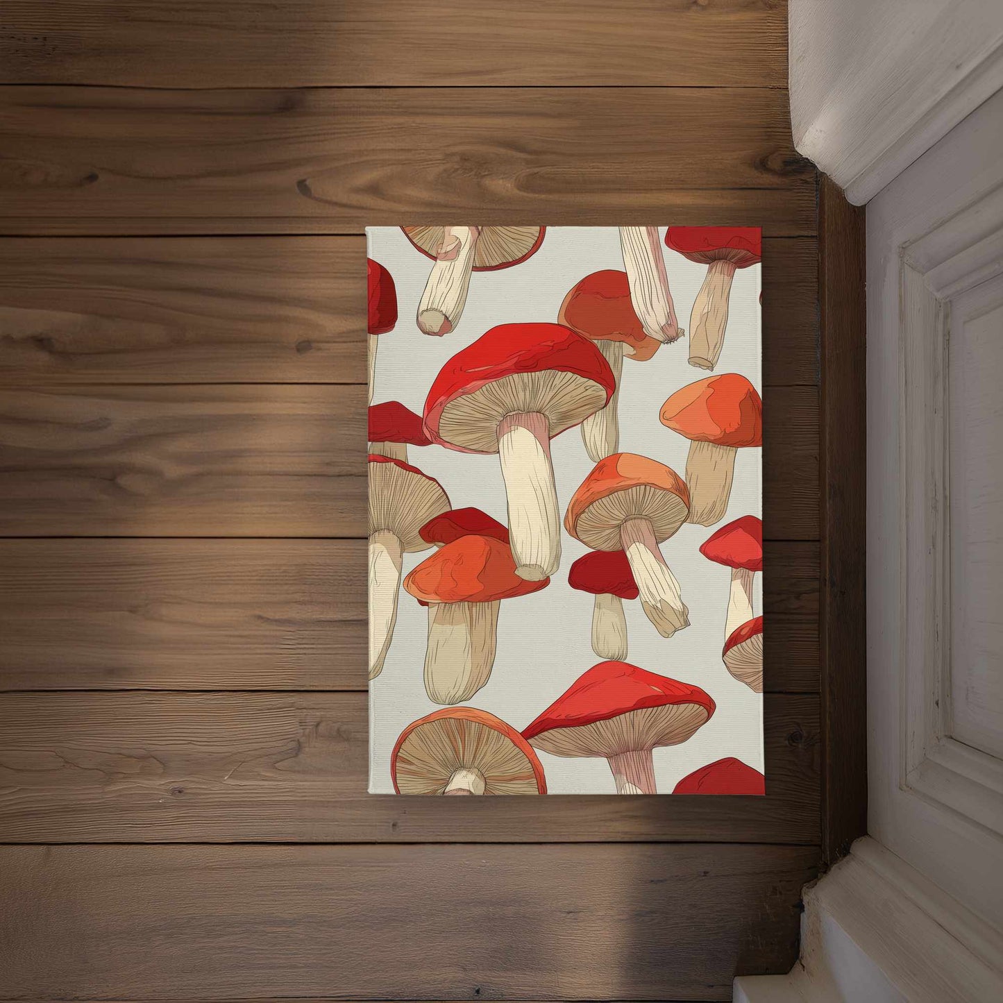 Tapis de porte d'intérieur/extérieur Crimson Cap Dance pour la décoration intérieure
