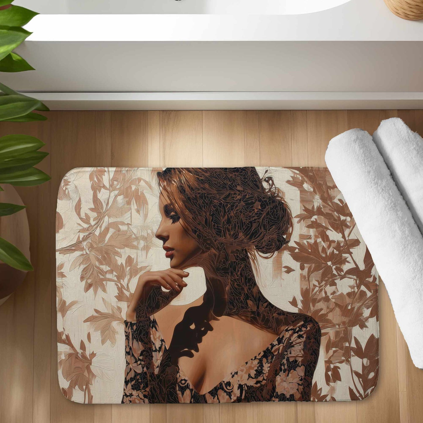 Contemplation Bath Mat | Stylish Home Decor Accent