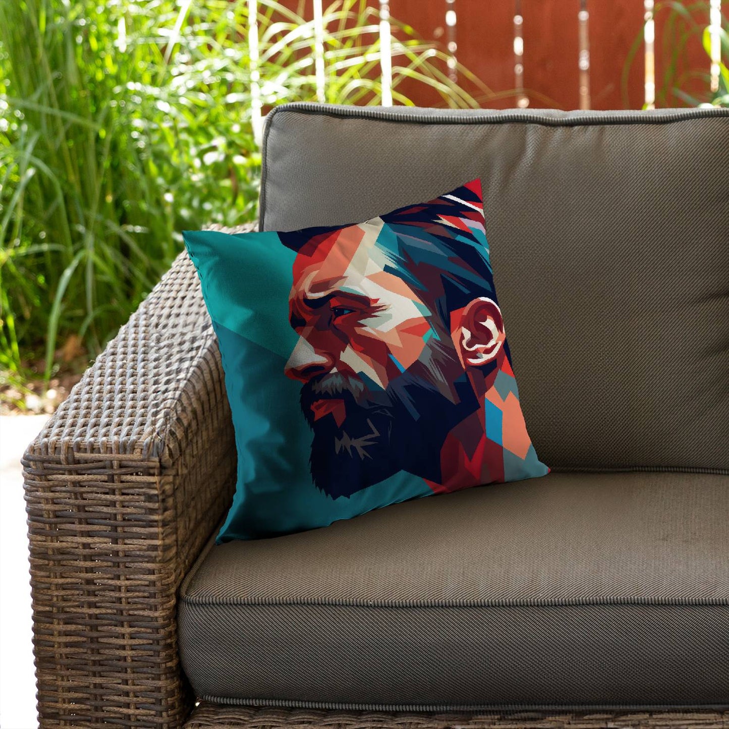 Hopeful - Throw pillow - Print on demand