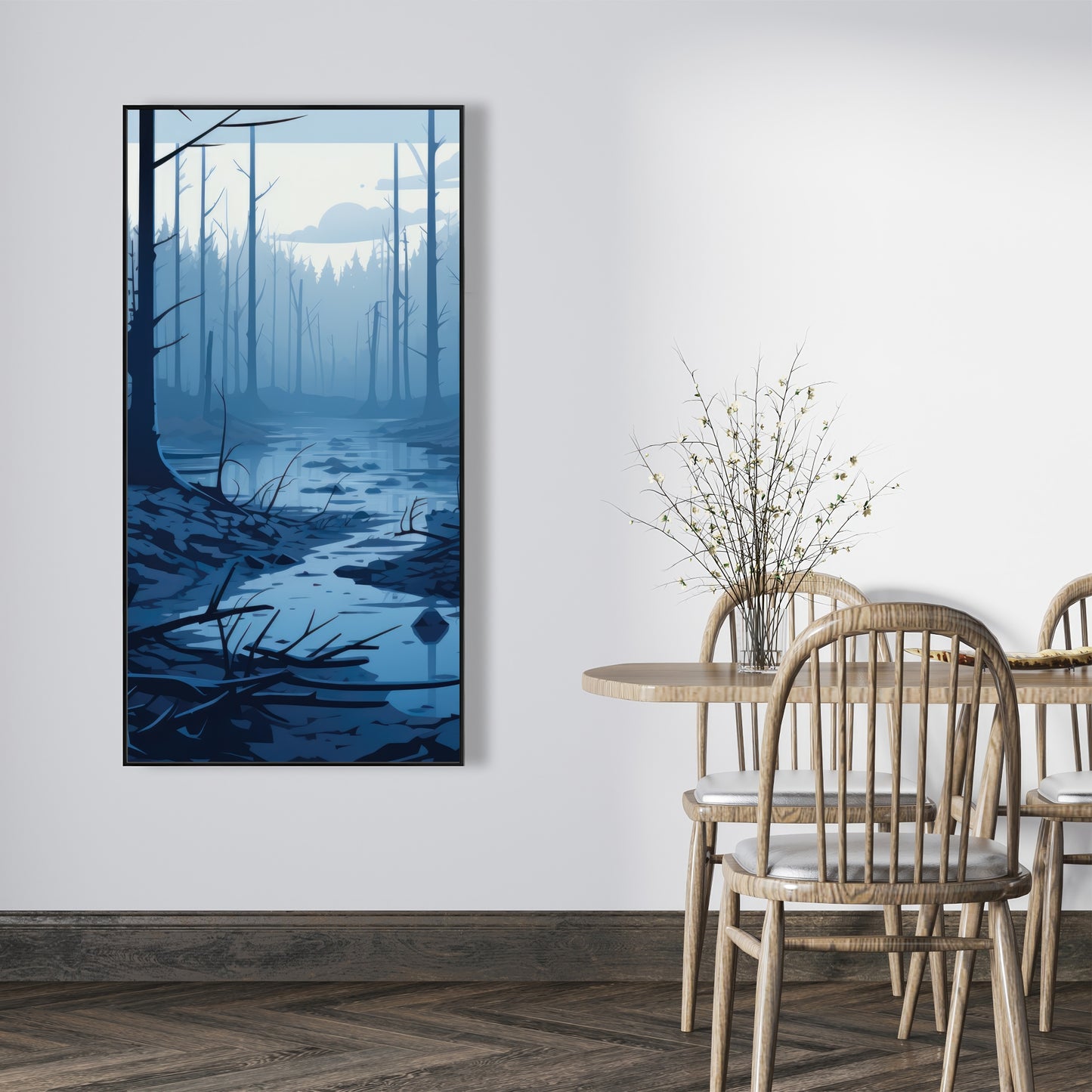 Dead lands - 36"x36" Framed canvas