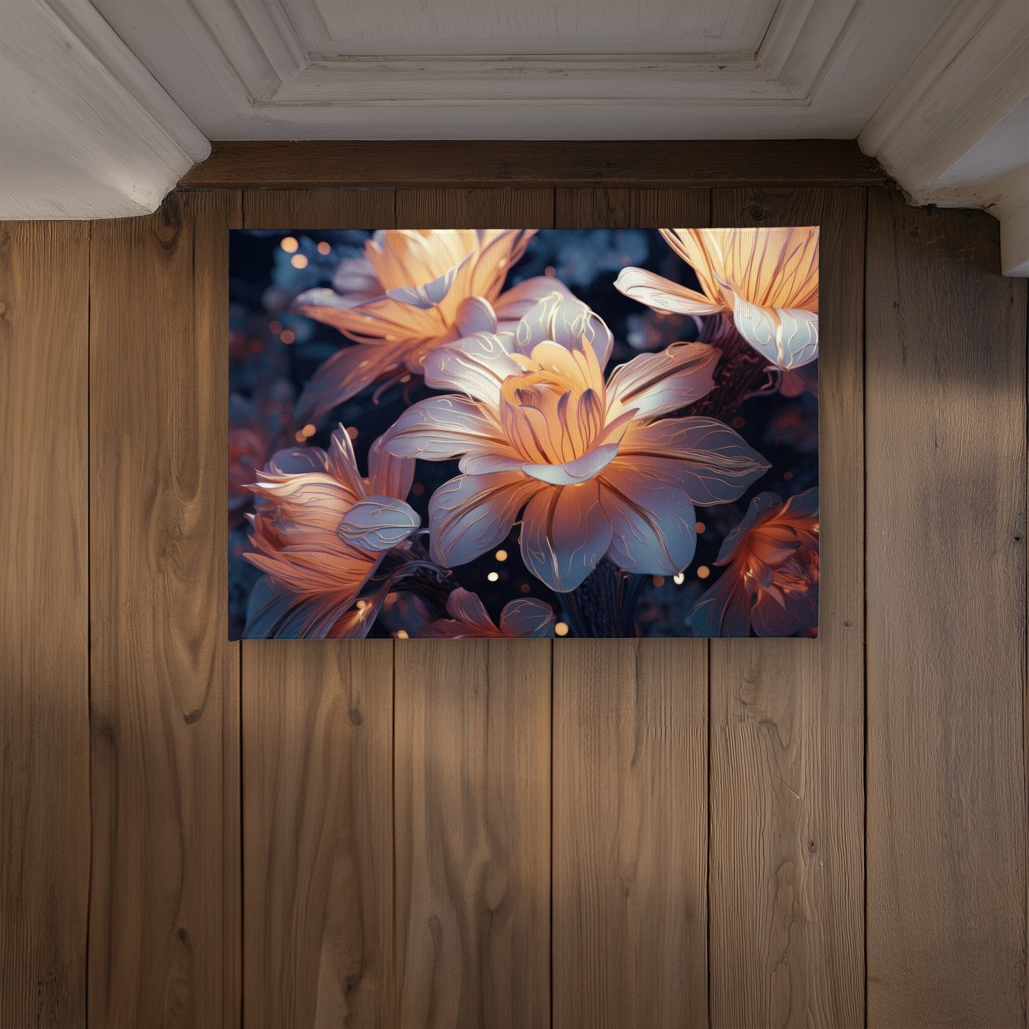 Pixie flowers Indoor Outdoor Door Mat | Home Decor Delight