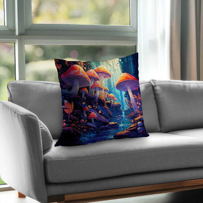 Regardez ça : un coussin décoratif en sergé de polyester pour la décoration intérieure.