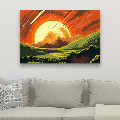 Last days Yellow Canvas for Home Decor - Brighten Your Space