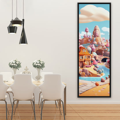 Sweet kingdom - 36"x36" Framed canvas