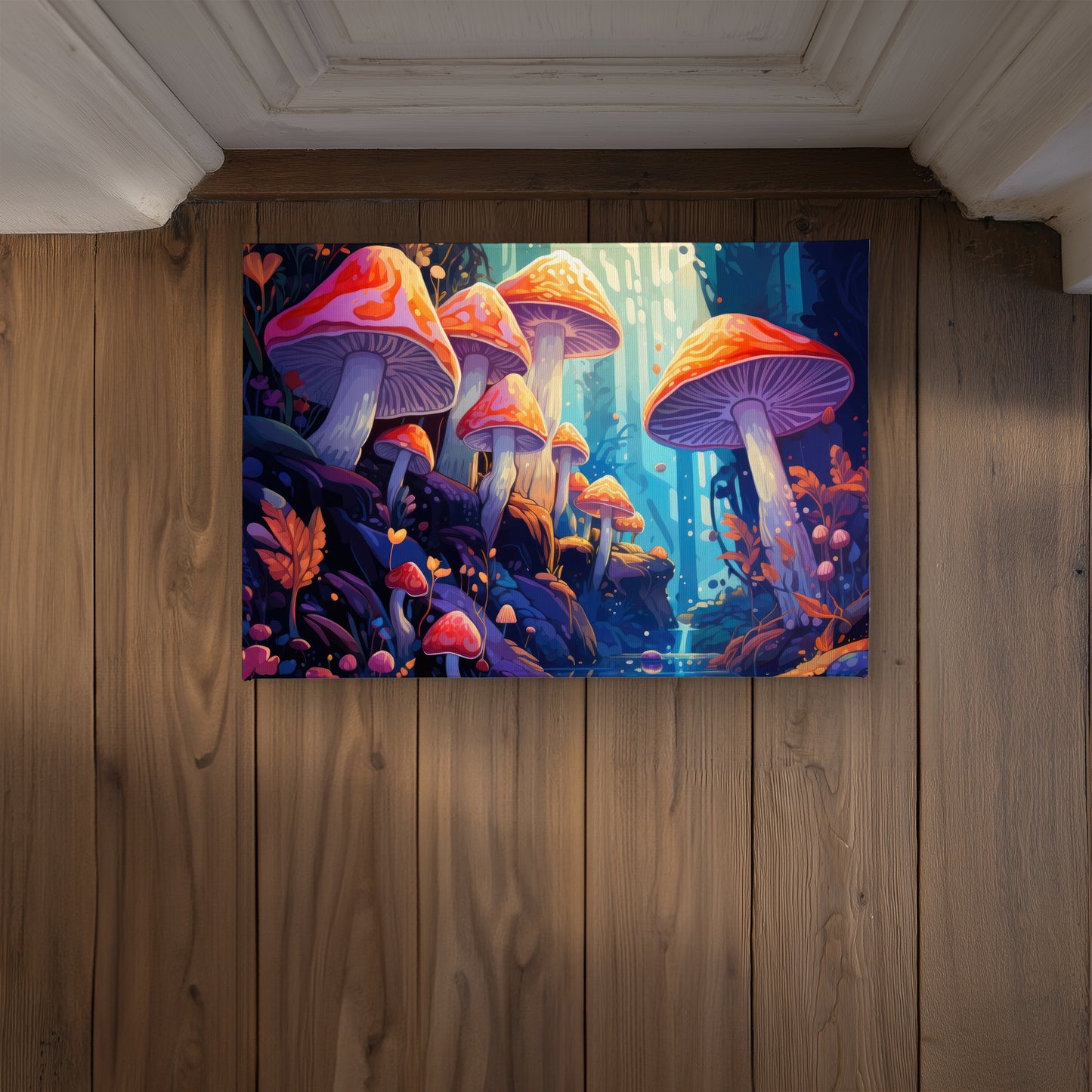 Take a Look at That Blue Indoor Outdoor Door Mat | Decor