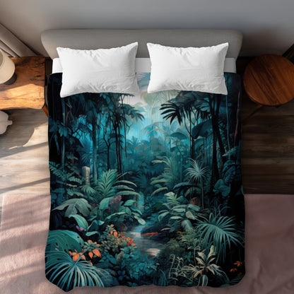 Housse de couette Jungle Profonde | Parure de lit élégante pour la maison
