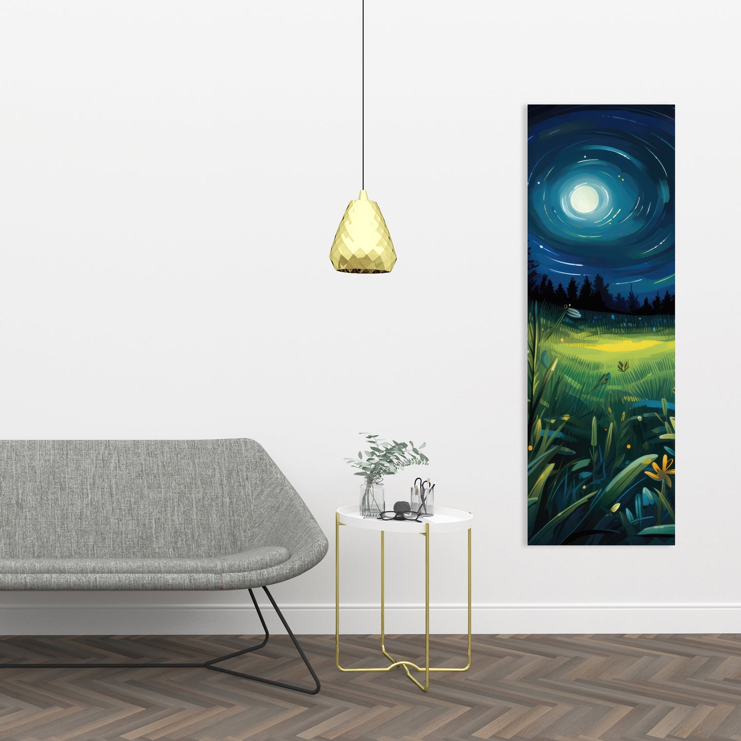 Between grass blades - 32"x32" Canvas