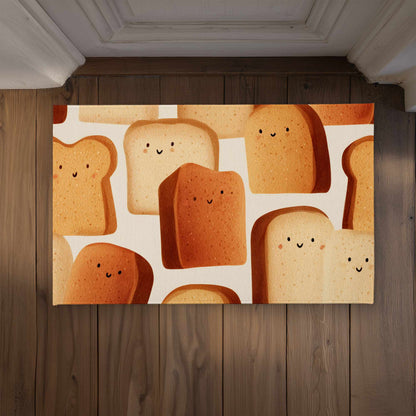Paillasson Toasty Smiles | Tapis de décoration d'intérieur et d'extérieur