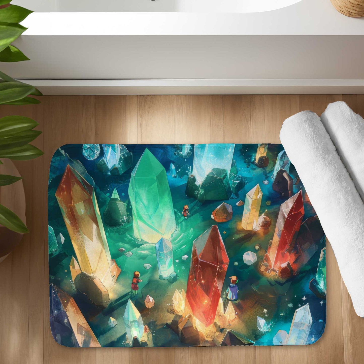 The Quest Blue Bath Mat | Stylish Home Decor Essential