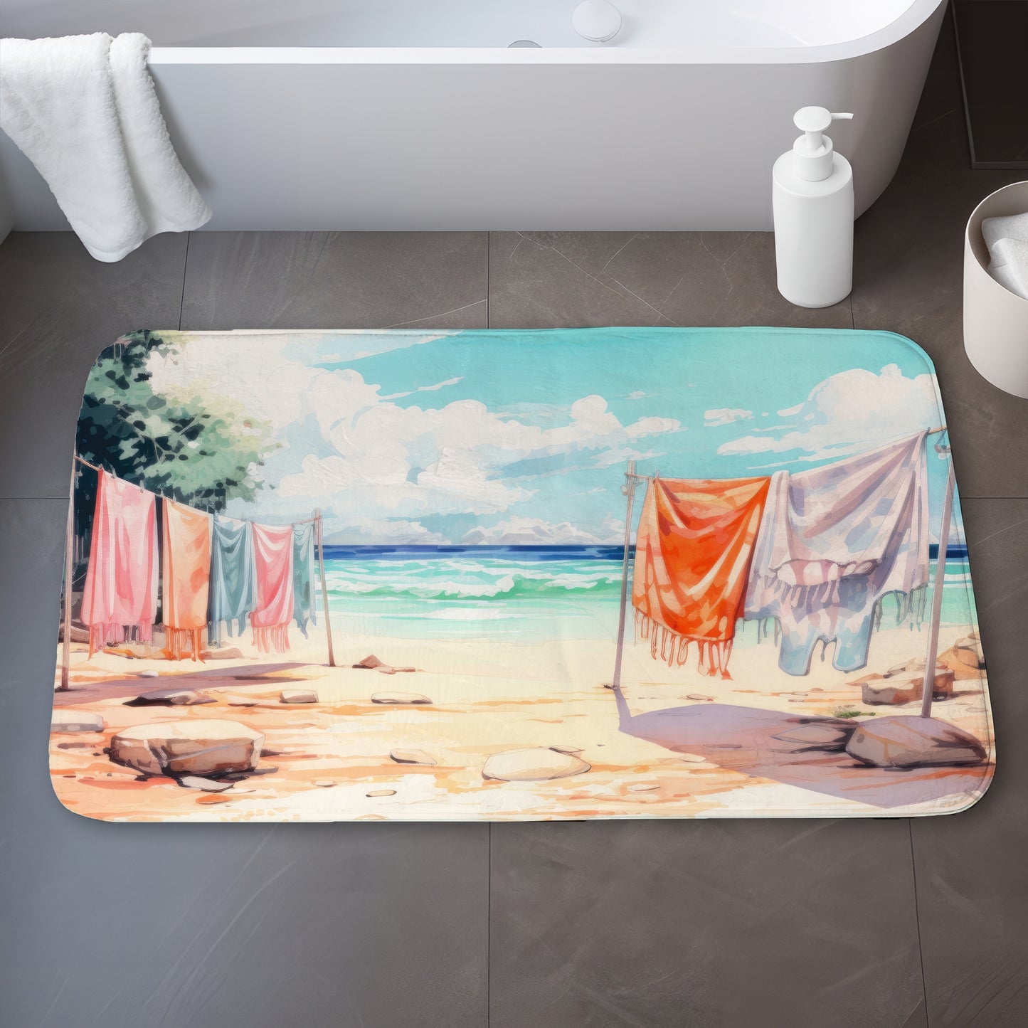 Sunny side - 17"x24" Bath mat