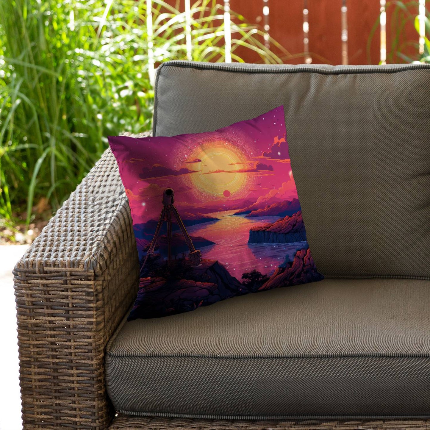 Skybound - Throw pillow - Print on demand