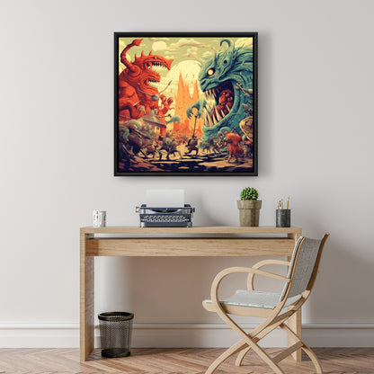 Colossi - 36"x36" Framed canvas