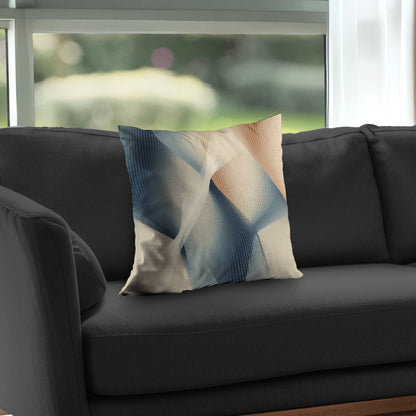 Coussin décoratif en sergé de polyester Heavenly Threads | Accessoire de décoration intérieure