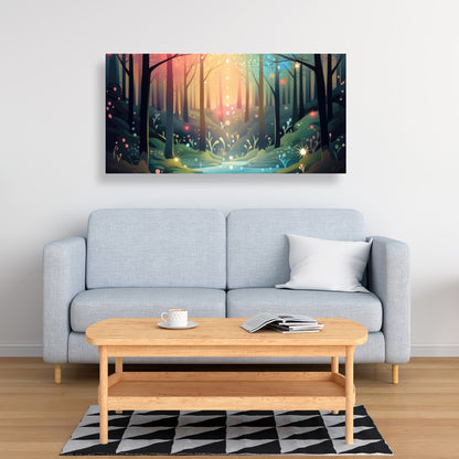 Magical forest - 32"x32" Canvas