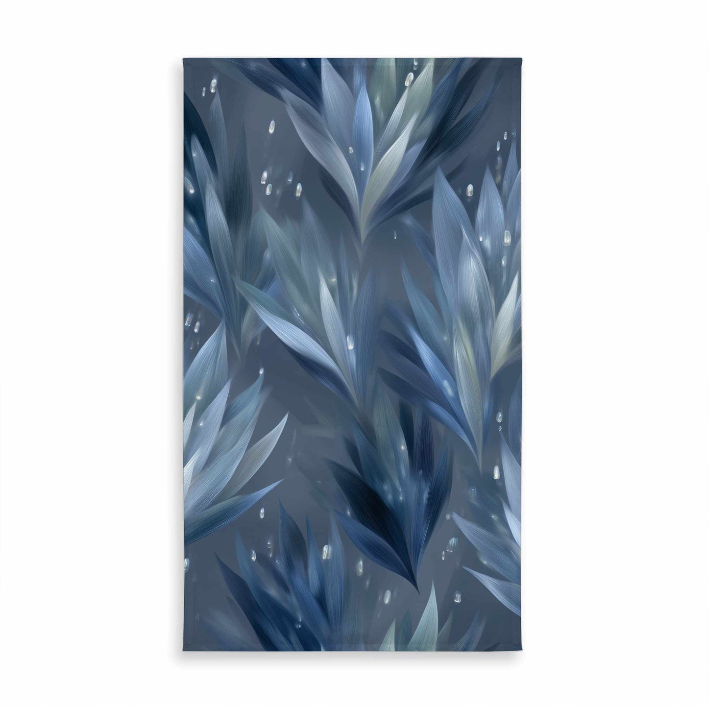 Icy Leaves Tablecloth | Indoor Outdoor Home Decor Tablecloth