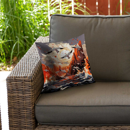 The Escape Poly Twill Throw Pillow | Stylish Home Decor