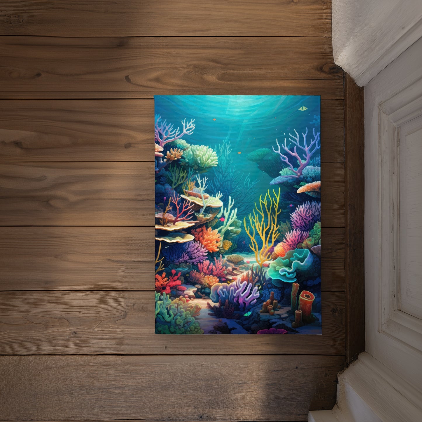 Filled with Life Door Mat - Indoor Outdoor Home Decor