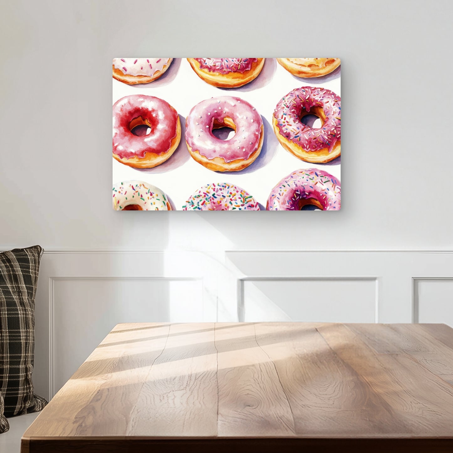 Yummy Pink Metal Print - Stylish Home Decor Accent