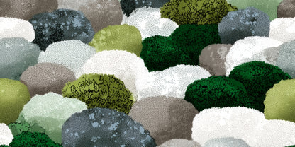 Mossy River Stones Desk Mat | Stylish Home Decor Accent
