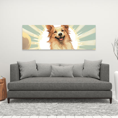 Who's a good boy - 32"x32" Canvas