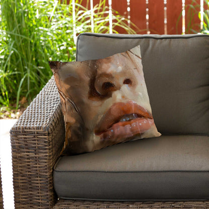 Lust Poly Twill Throw Pillow - Stylish Home Decor Accent