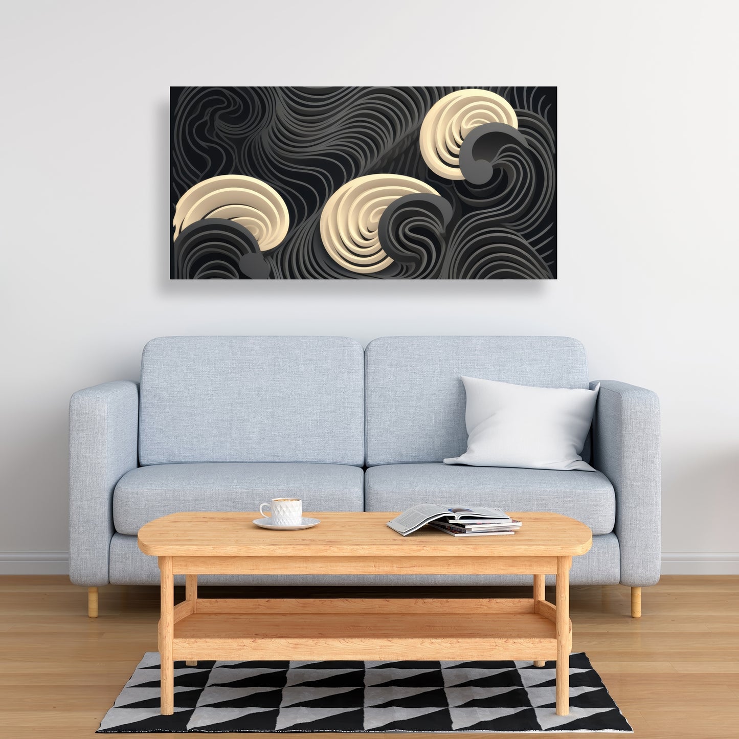 Layers - 32"x32" Canvas