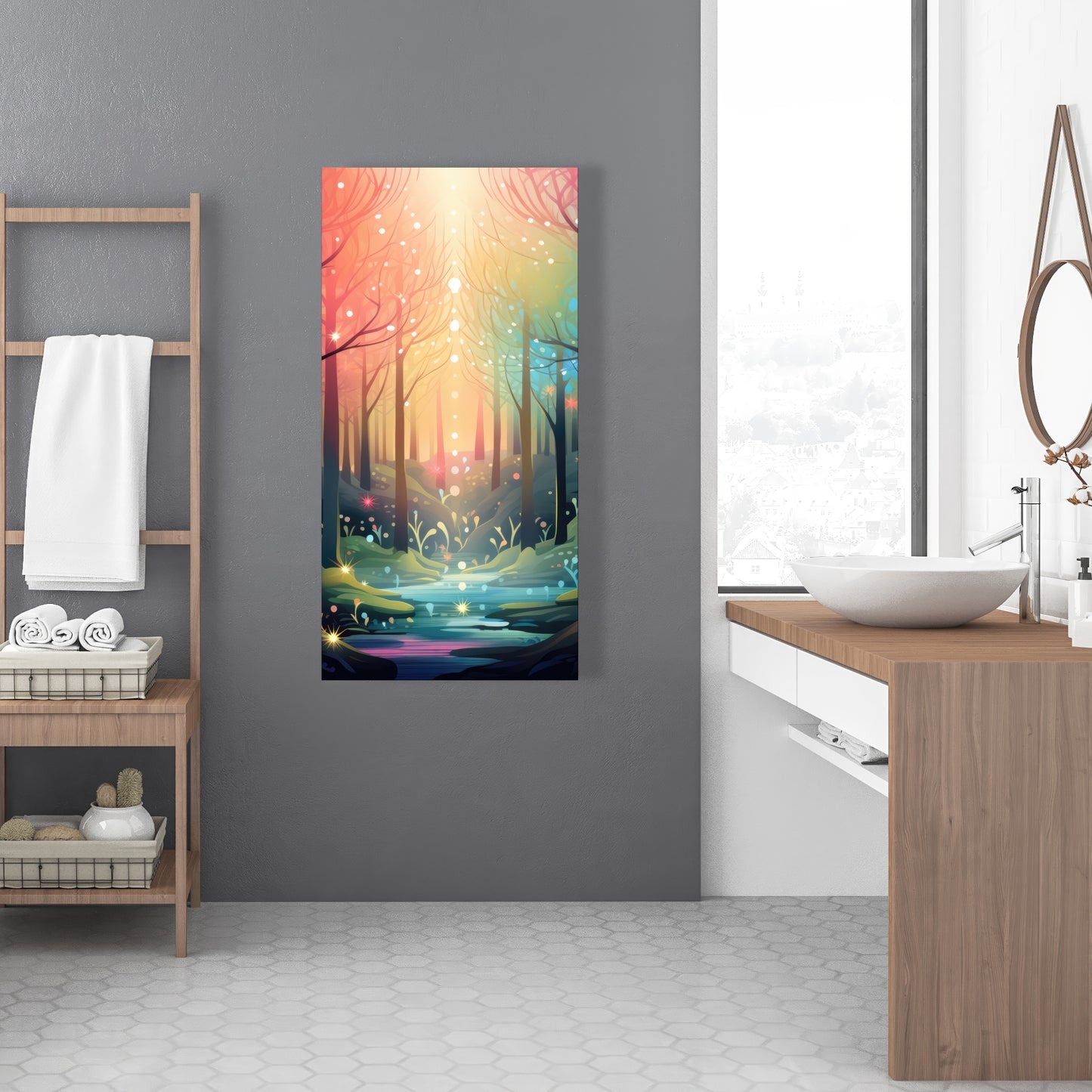 Magical forest - 32"x32" Canvas