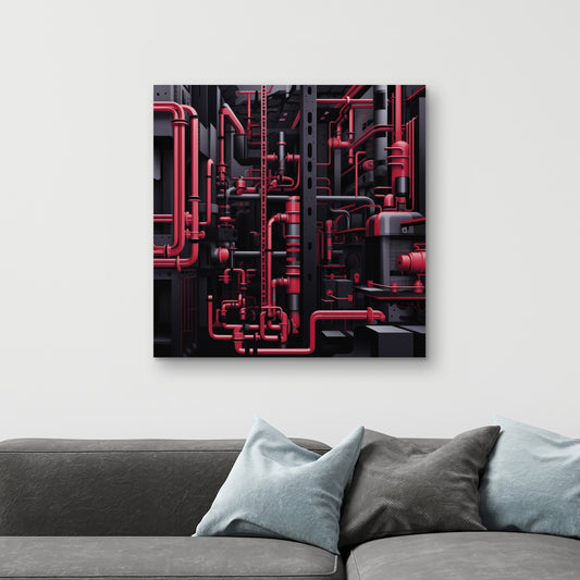 Machinery - 32"x32" Canvas
