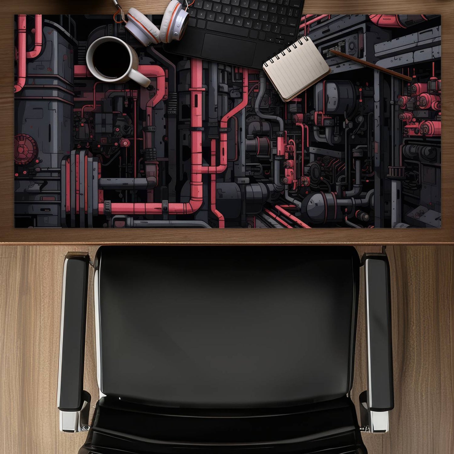 Tubular nightmare - Desk mat - Print on demand