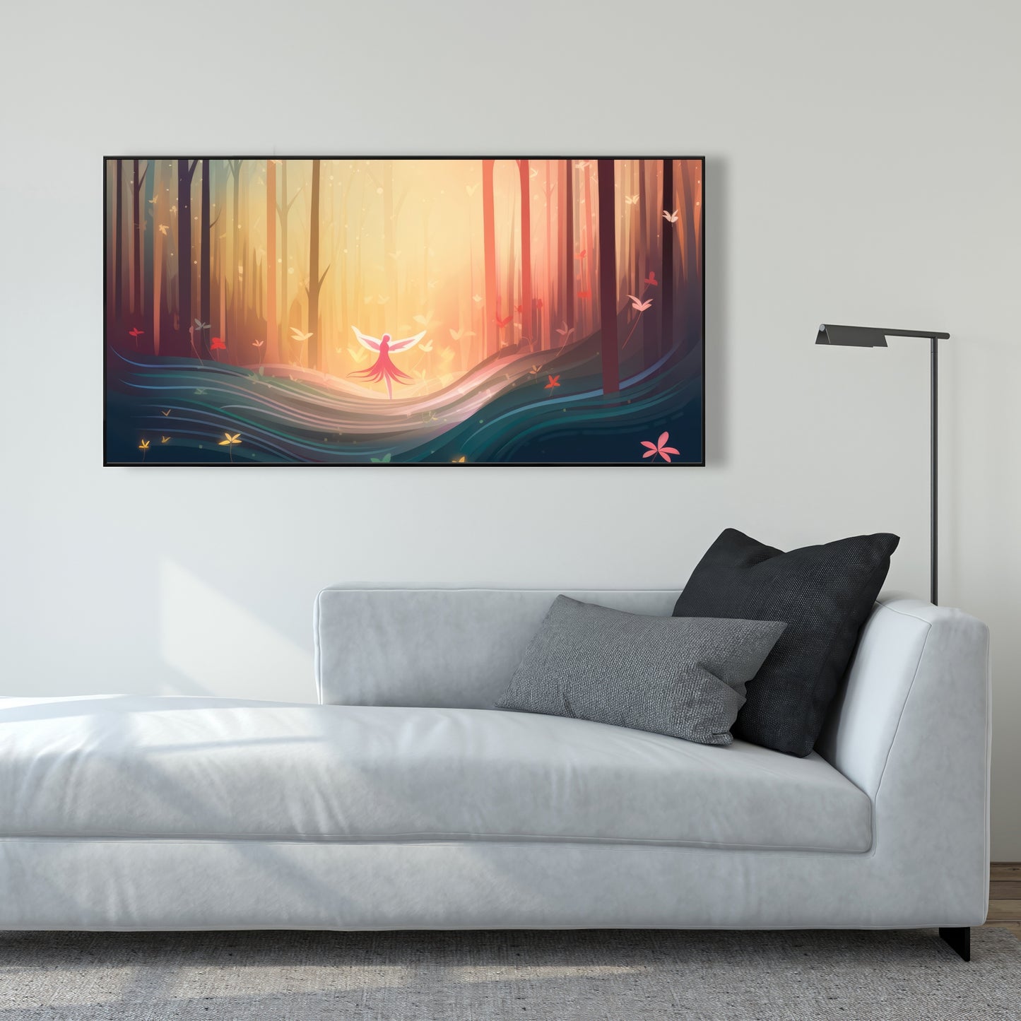 Enchanted - 36"x36" Framed canvas