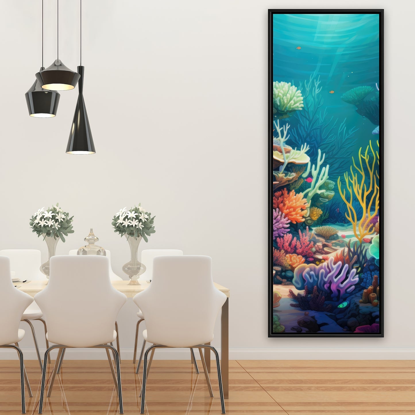 Filled with life - 36"x36" Framed canvas