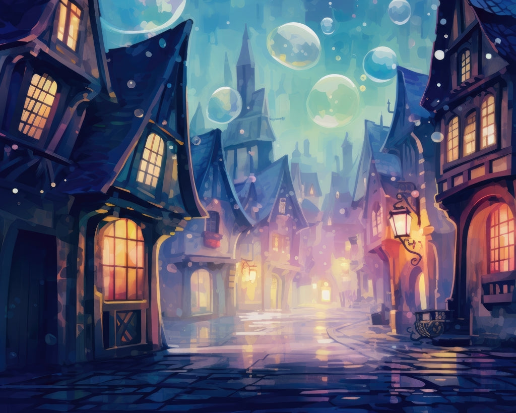 Napperon tressé en polyester Bubble ville pour la décoration intérieure